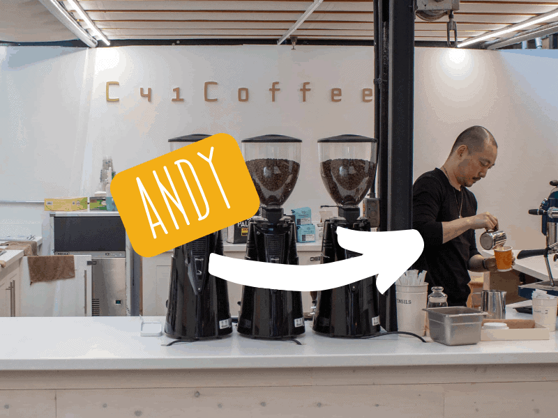 Andy from c41 Coffee